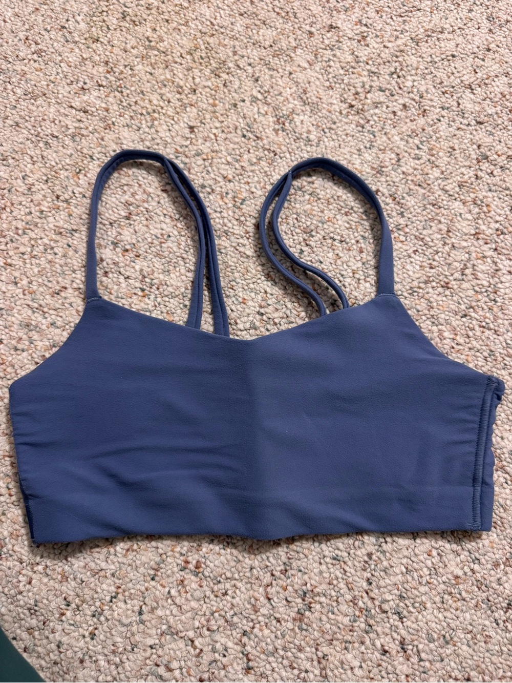 all in motion Navy Double-Strap Sports Bralette
